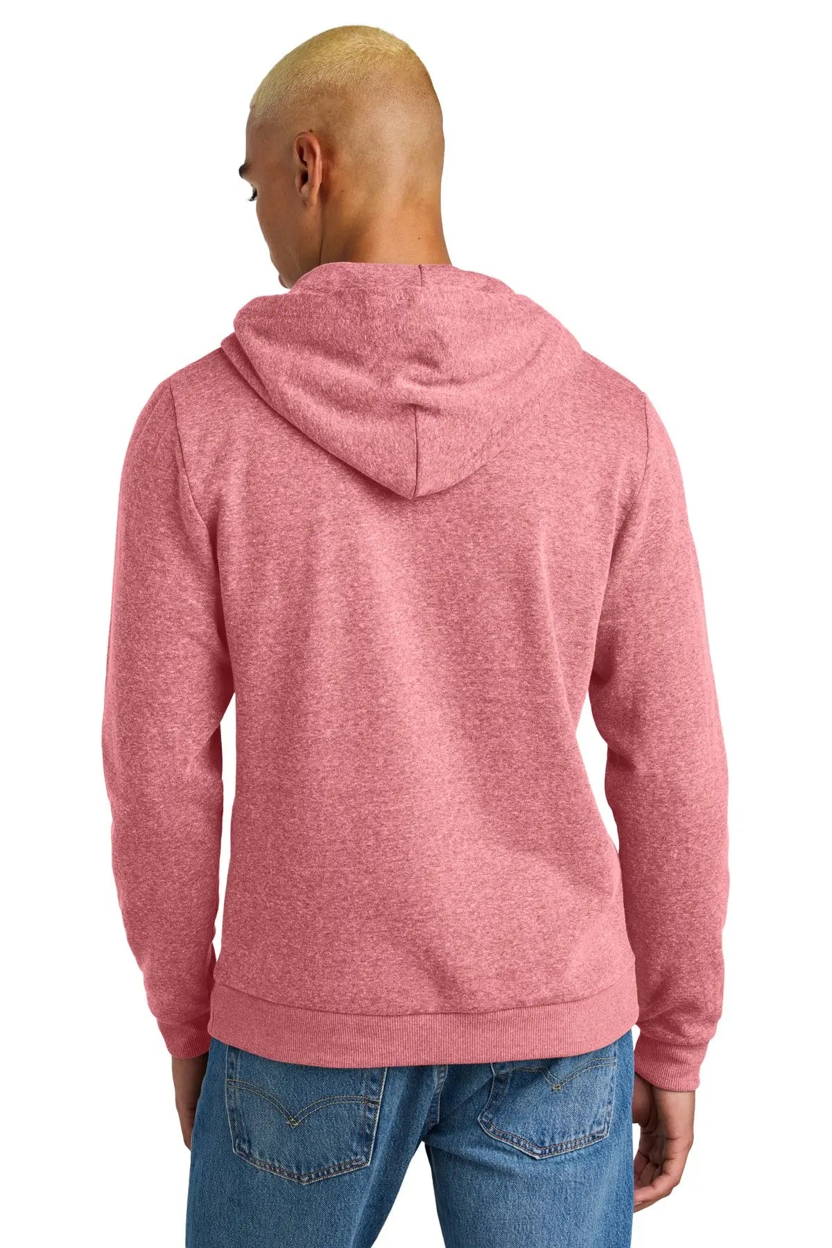 District Dt1300 Perfect Tri Fleece Pullover Hoodie - Red Frost