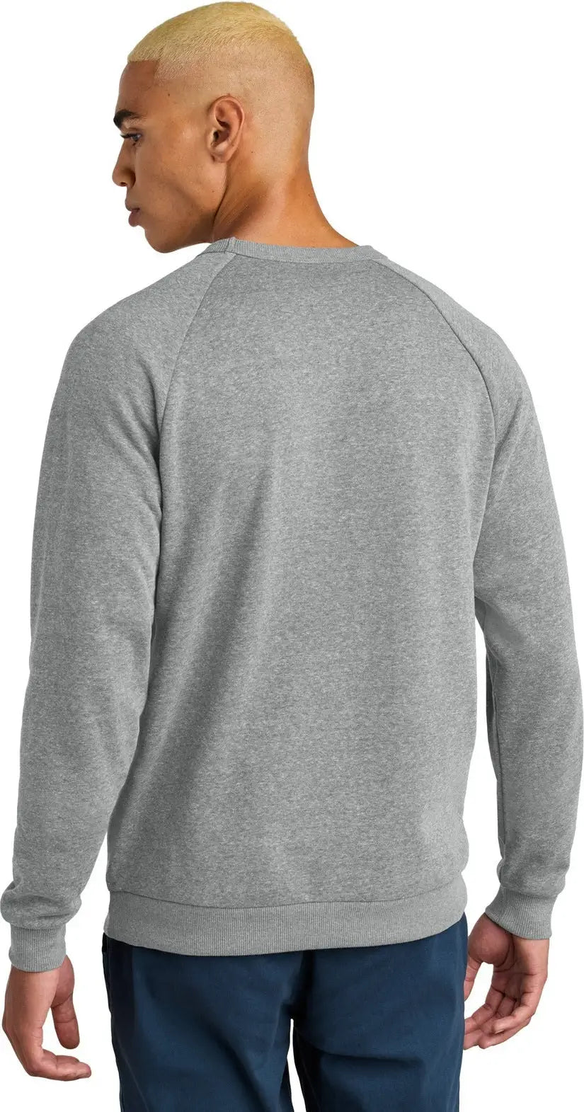 District Dt1304 Perfect Tri Fleece Crewneck Sweatshirt - Gray Frost