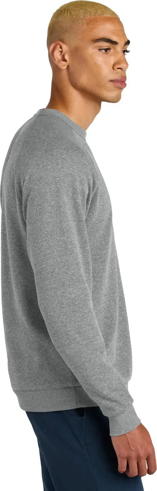 District Dt1304 Perfect Tri Fleece Crewneck Sweatshirt - Gray Frost