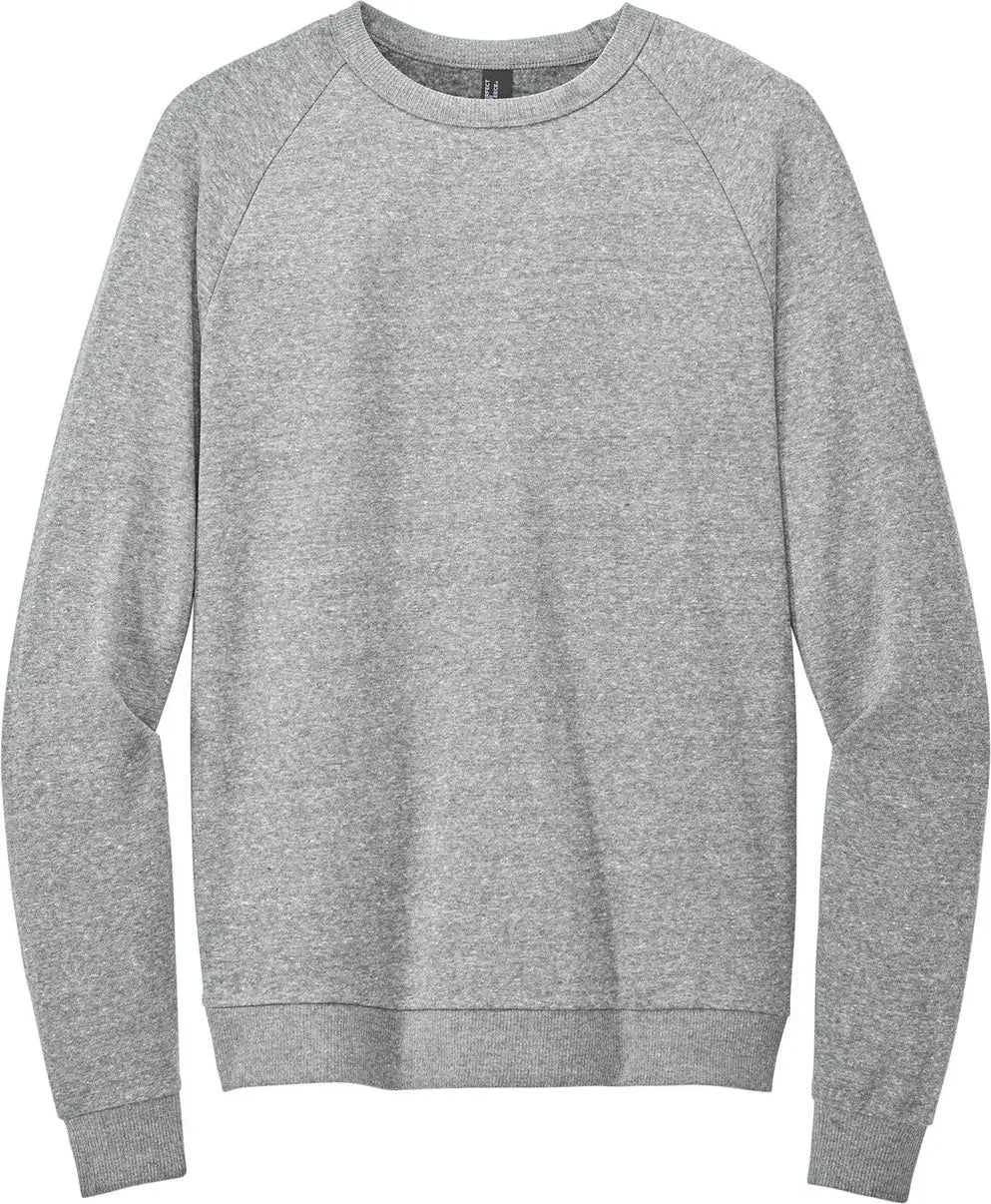 District Dt1304 Perfect Tri Fleece Crewneck Sweatshirt - Gray Frost