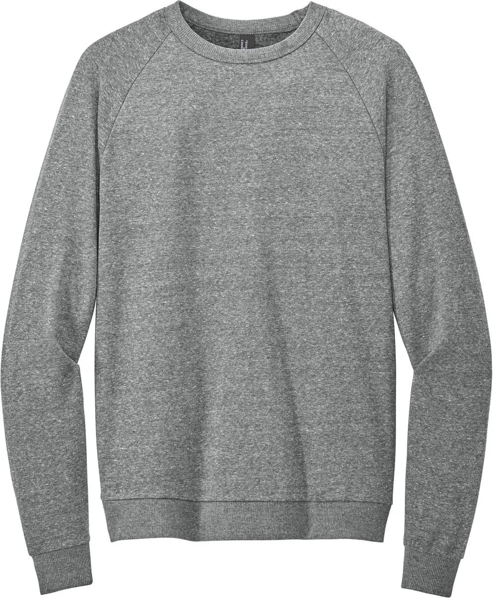 District Dt1304 Perfect Tri Fleece Crewneck Sweatshirt - Heathered Charcoal