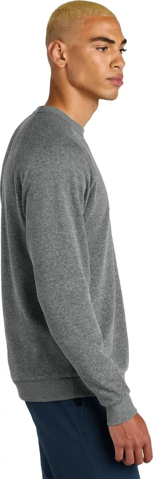 District Dt1304 Perfect Tri Fleece Crewneck Sweatshirt - Heathered Charcoal
