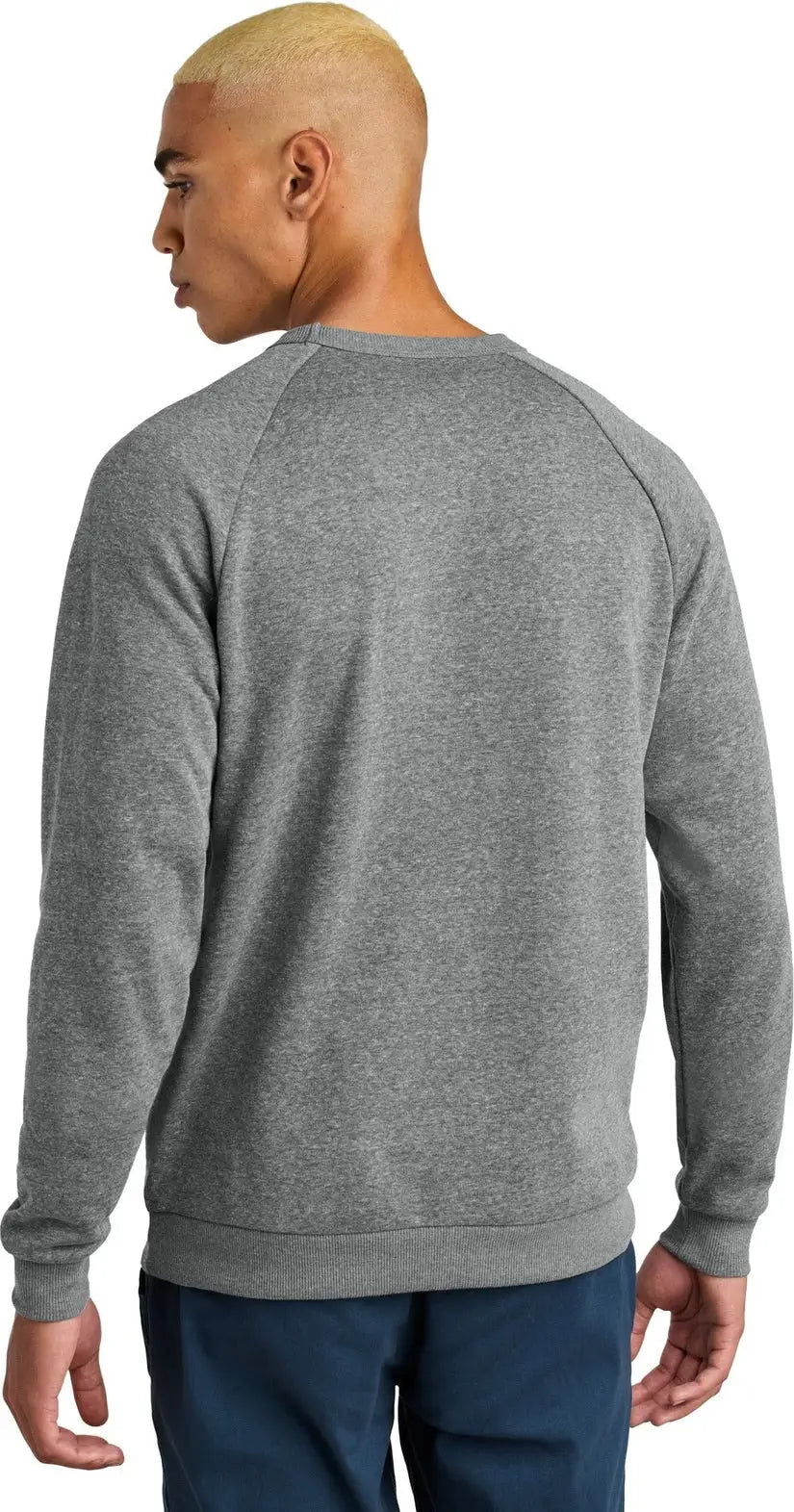 District Dt1304 Perfect Tri Fleece Crewneck Sweatshirt - Heathered Charcoal