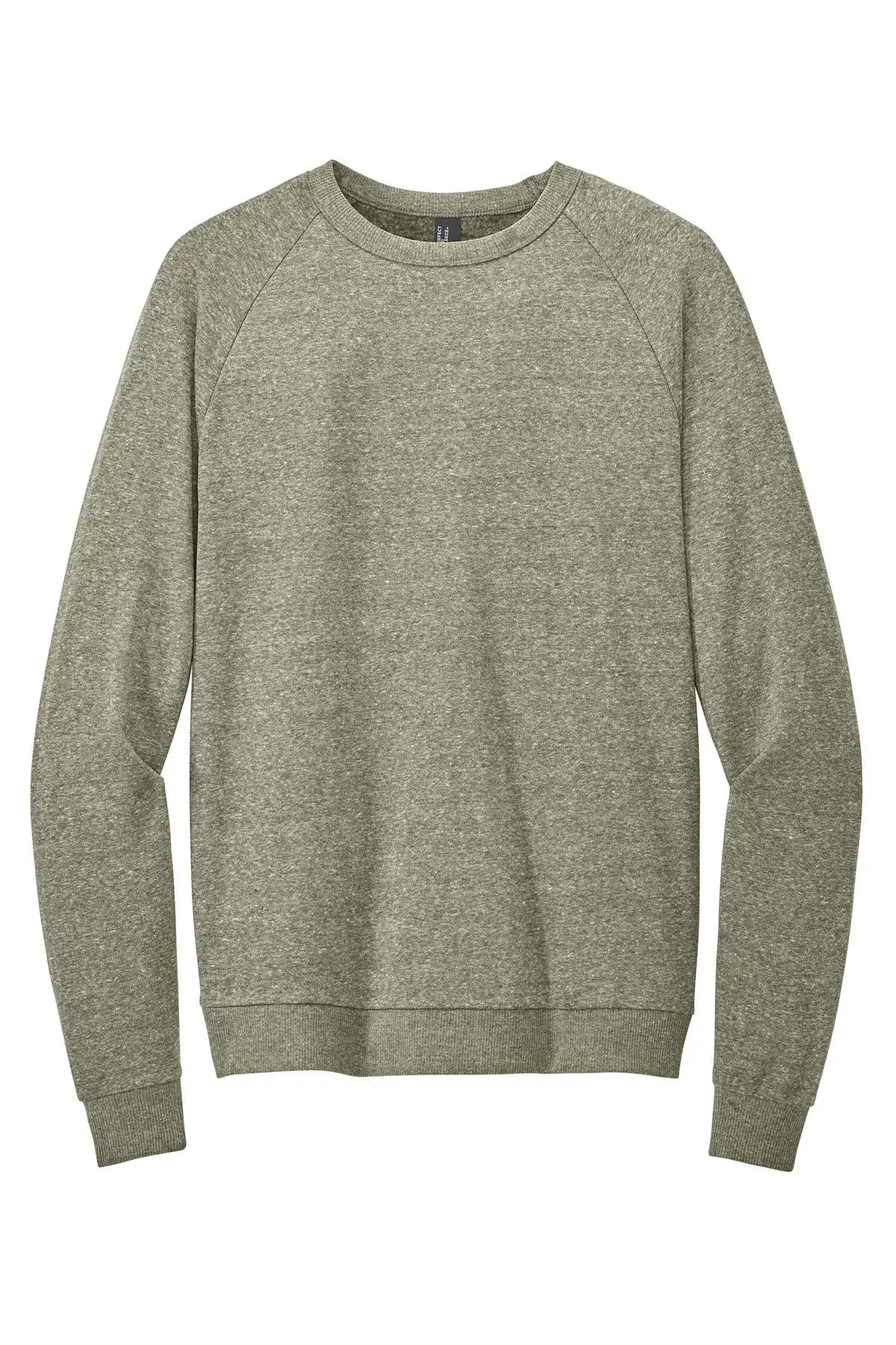 District Dt1304 Perfect Tri Fleece Crewneck Sweatshirt - Military Green Frost