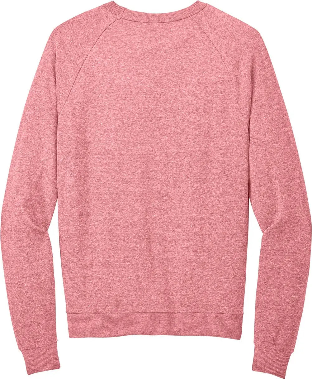 District Dt1304 Perfect Tri Fleece Crewneck Sweatshirt - Red Frost