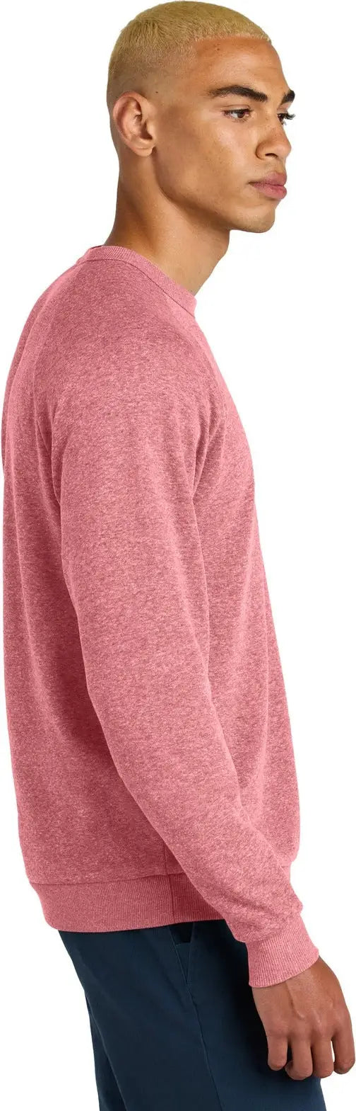 District Dt1304 Perfect Tri Fleece Crewneck Sweatshirt - Red Frost