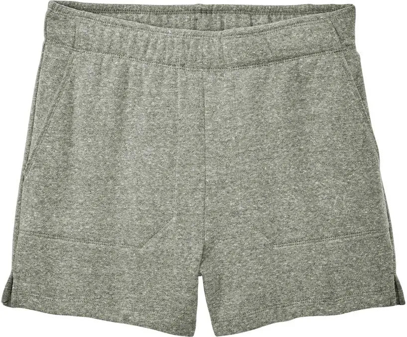 District Dt1309 Women’s Perfect Tri Fleece Short - Gray Frost