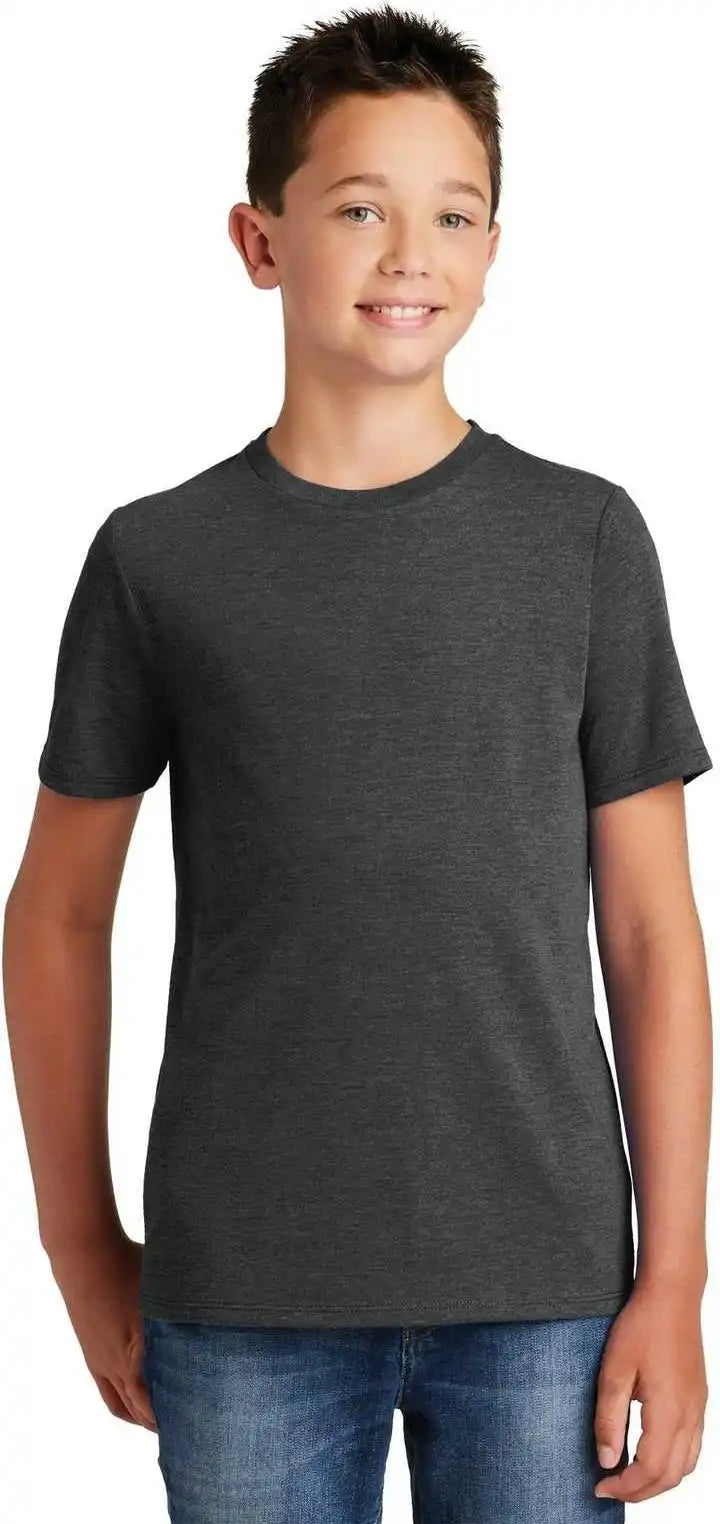 District Dt130y Youth Perfect Tri Tee - Black Frost