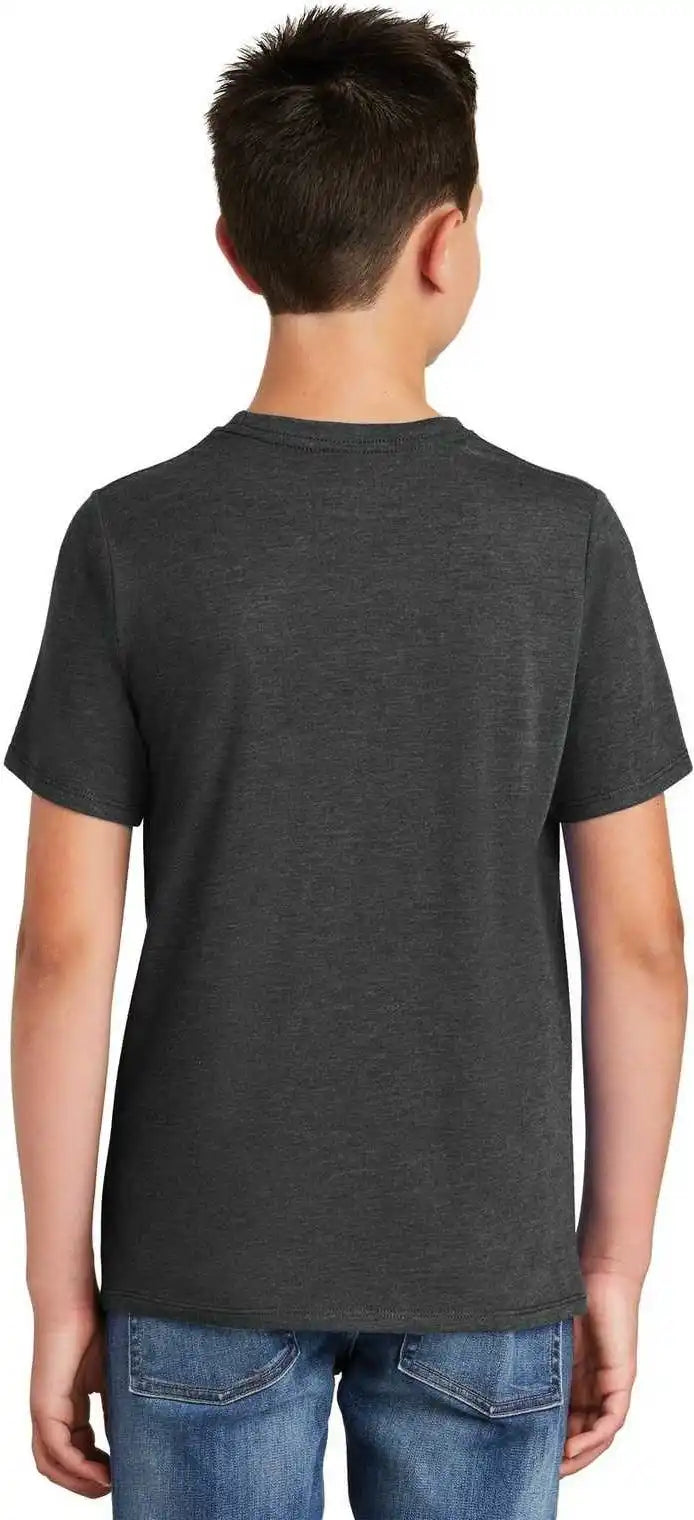 District Dt130y Youth Perfect Tri Tee - Black Frost