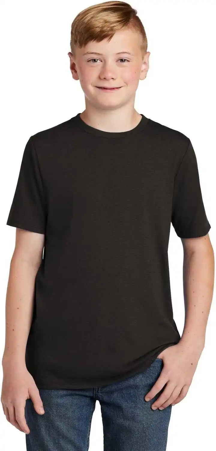 District Dt130y Youth Perfect Tri Tee - Black