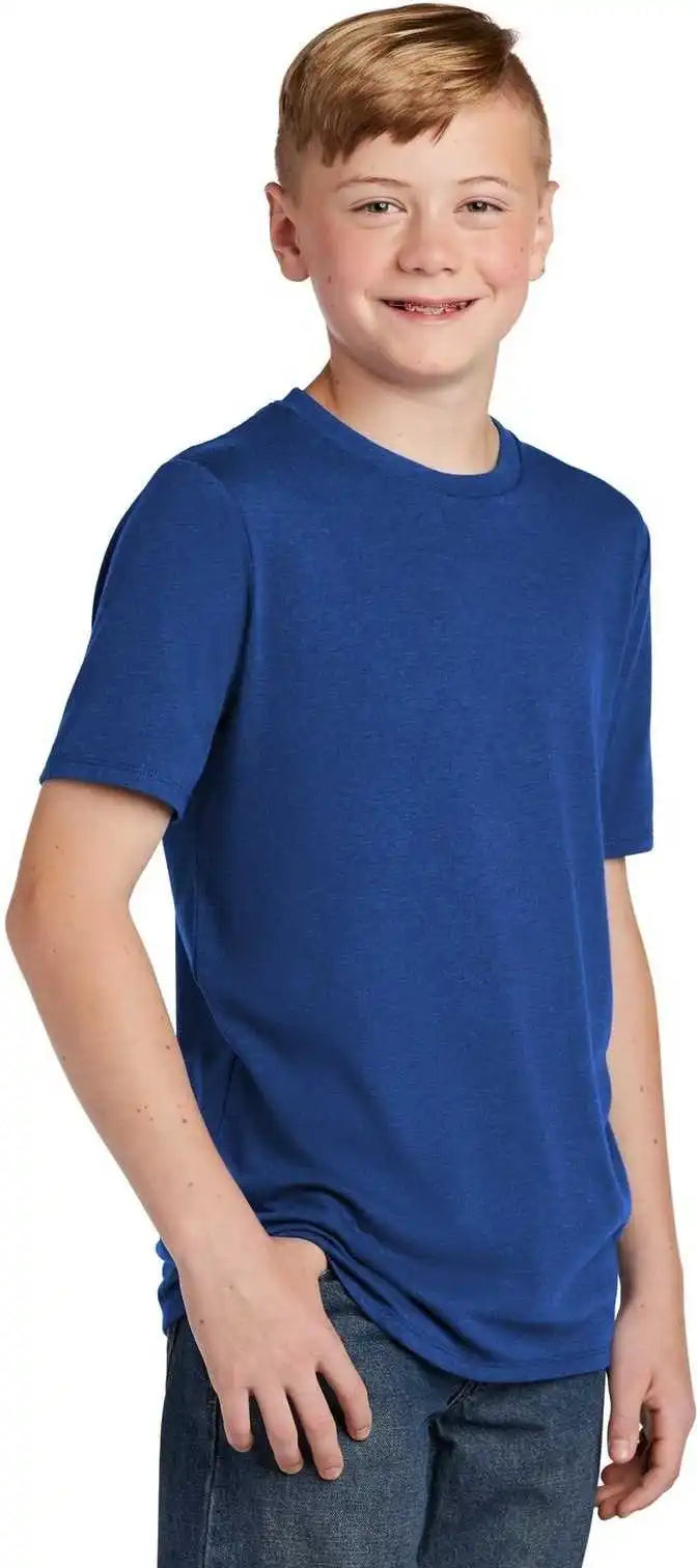 District Dt130y Youth Perfect Tri Tee Deep Royal