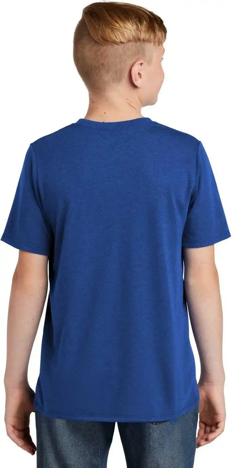 District Dt130y Youth Perfect Tri Tee Deep Royal
