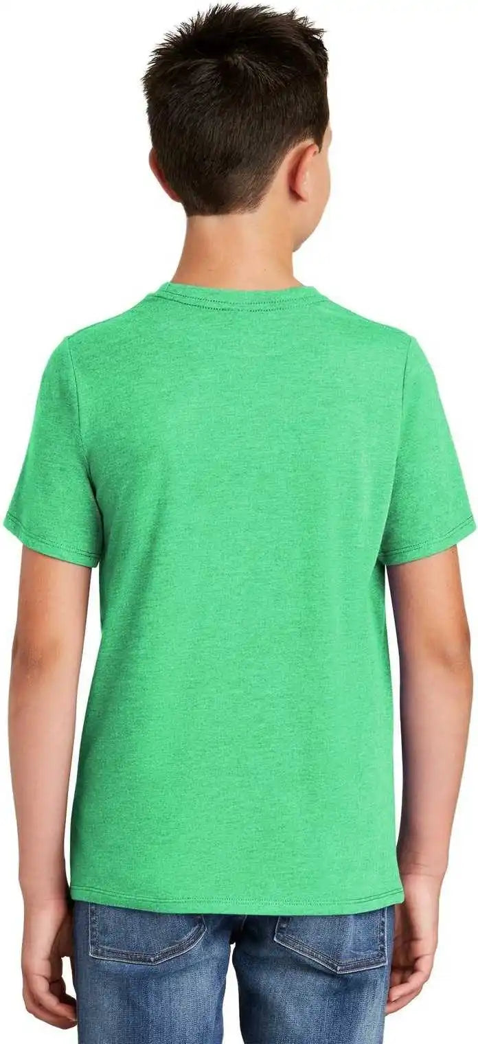 District Dt130y Youth Perfect Tri Tee Green Frost