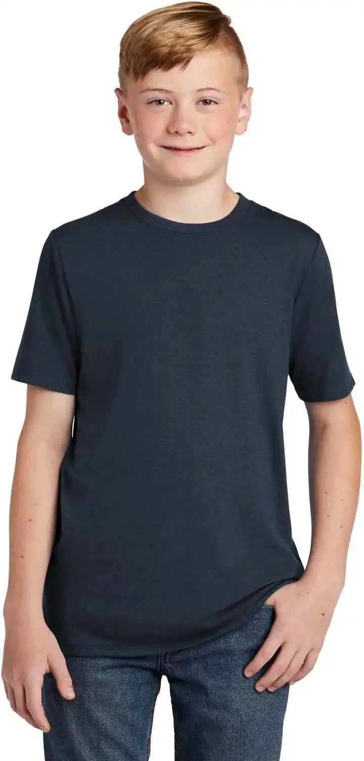 District Dt130y Youth Perfect Tri Tee - New Navy