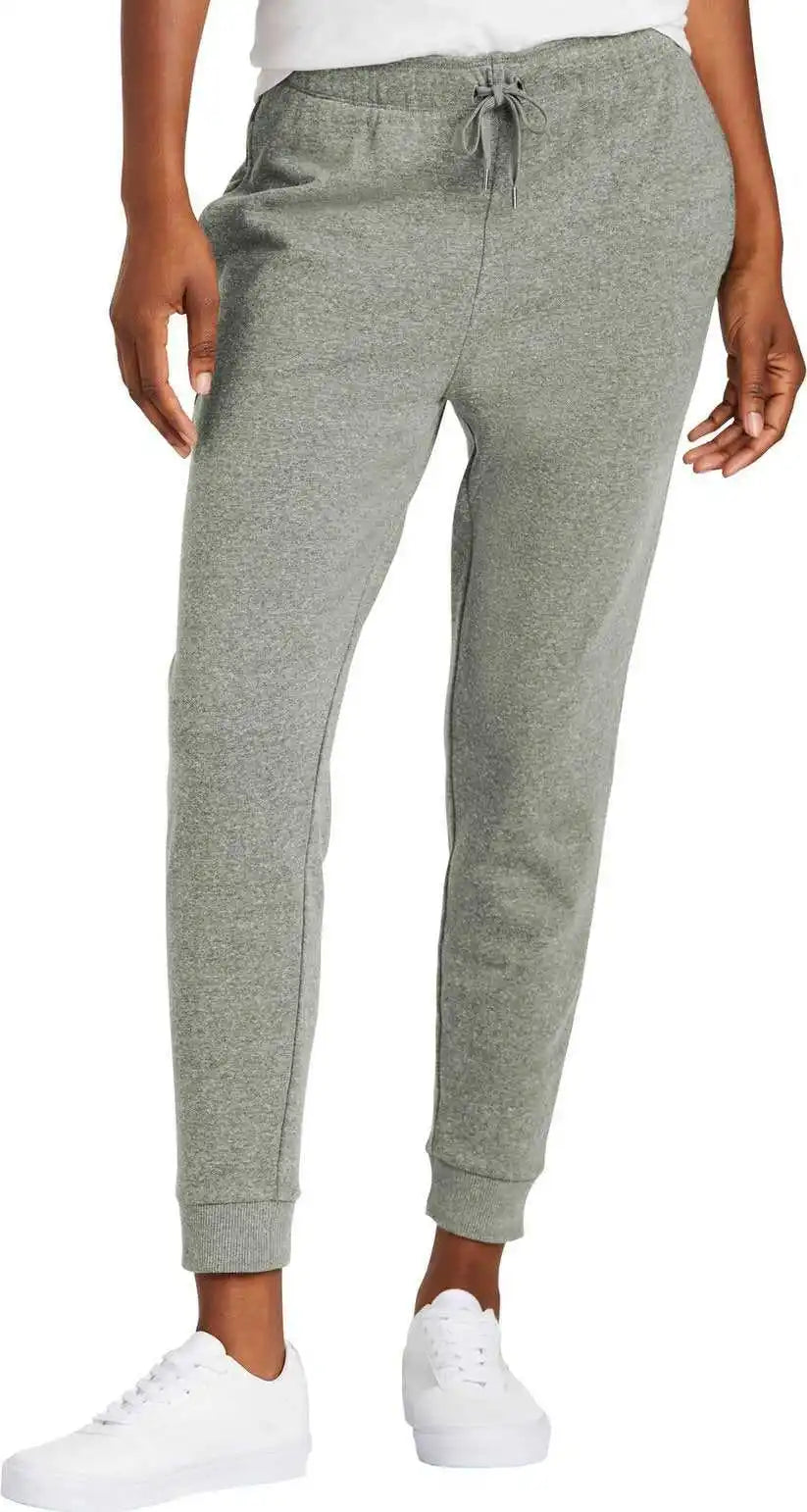 District Dt1310 Women’s Perfect Tri Fleece Jogger Grey Frost