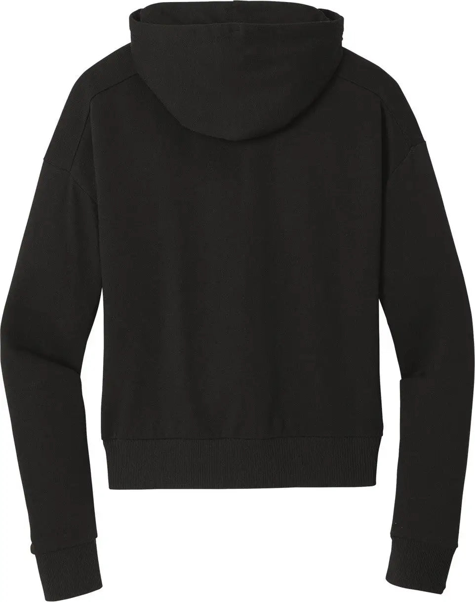 District Dt1311 Women’s Perfect Tri Fleece 1/2-zip Pullover - Black - Ladies Xs