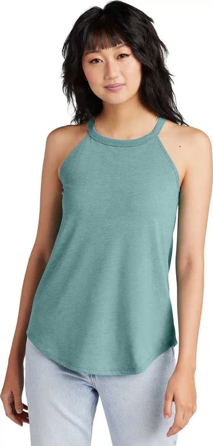District Dt137l Women’s Perfect Tri Rocker Tank - Hdeuclpsbl
