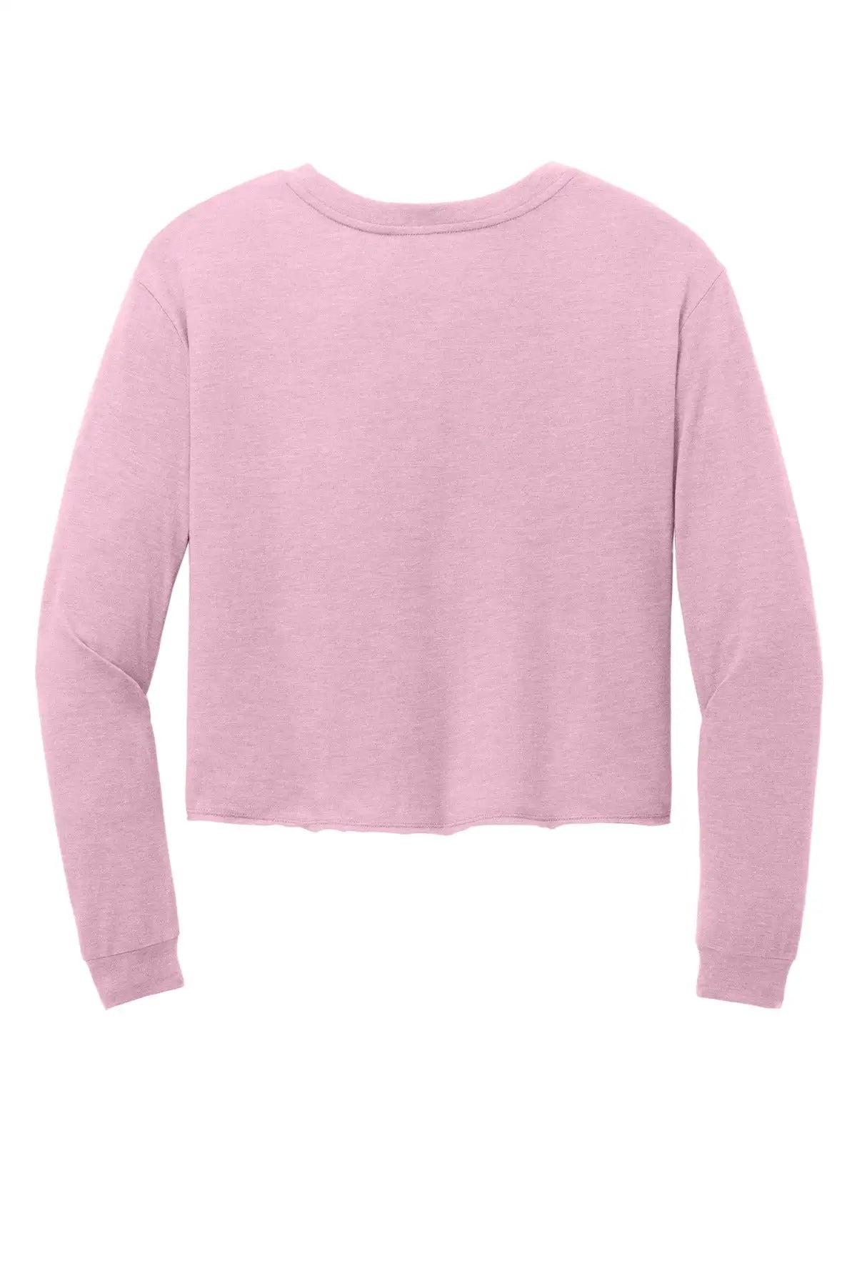 District Dt141 Women’s Perfect Tri Midi Long Sleeve Tee - Wisteria Heather