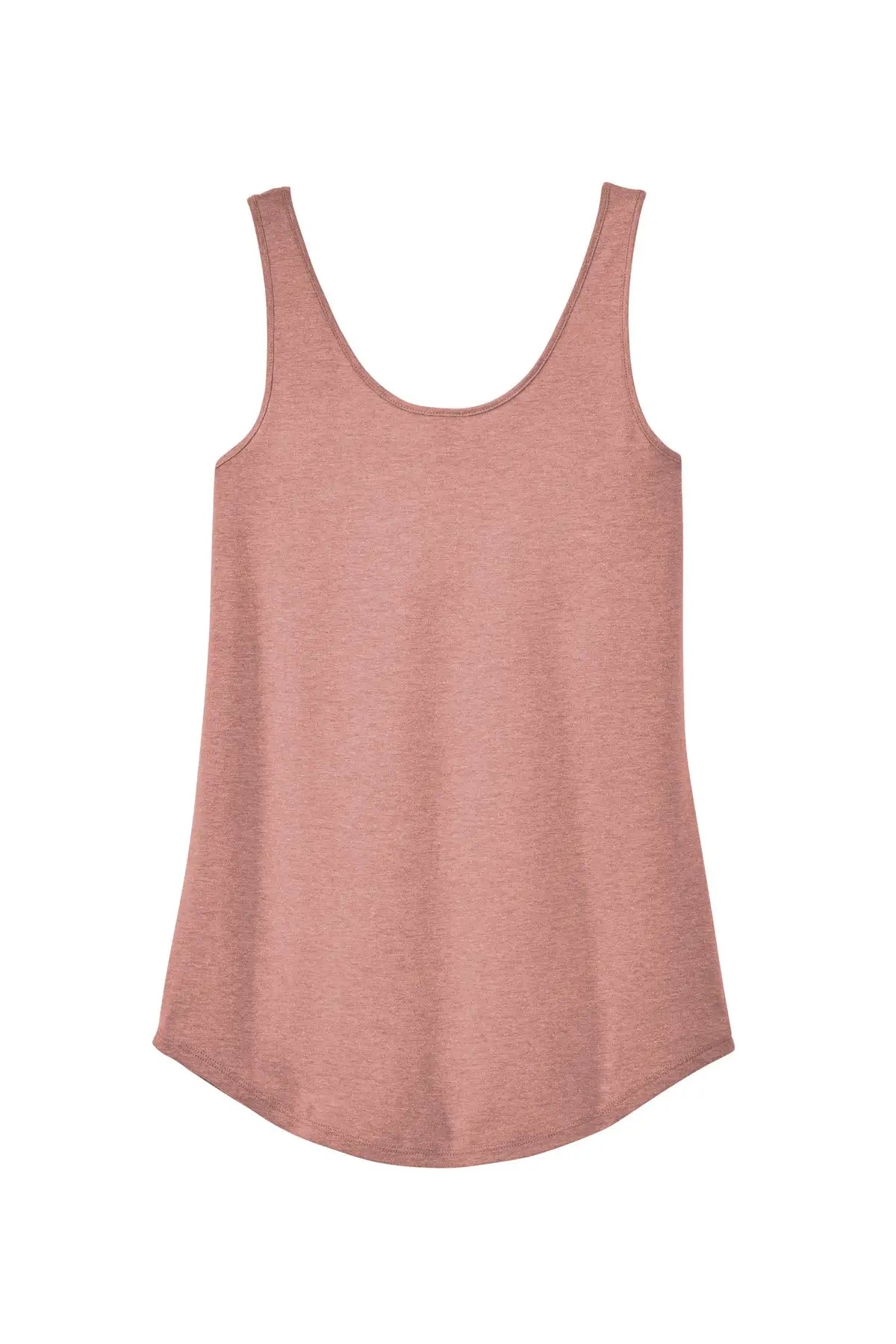 District Dt151 Women’s Perfect Tri Relaxed Tank - Blush Frost - Ladies Xs