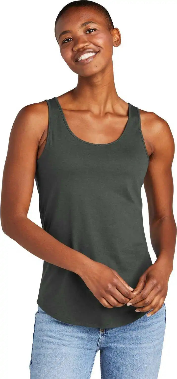District Dt151 Women’s Perfect Tri Relaxed Tank - Deepest Grey
