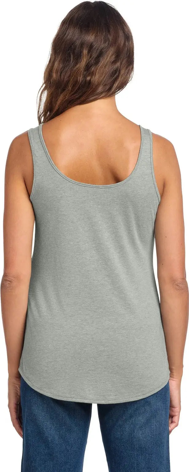 District Dt151 Women’s Perfect Tri Relaxed Tank - Heathered Gray