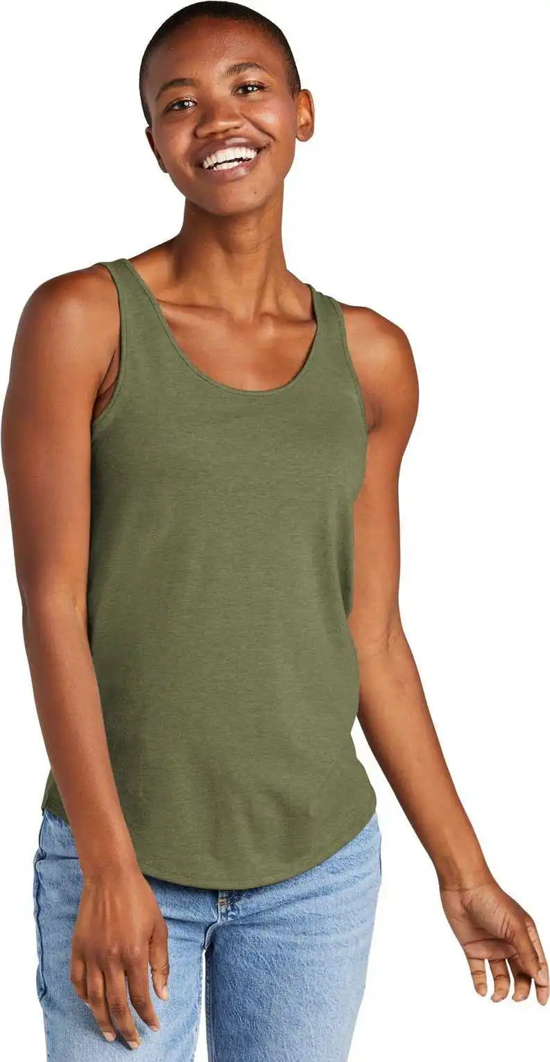 District Dt151 Women’s Perfect Tri Relaxed Tank Milgrnfst