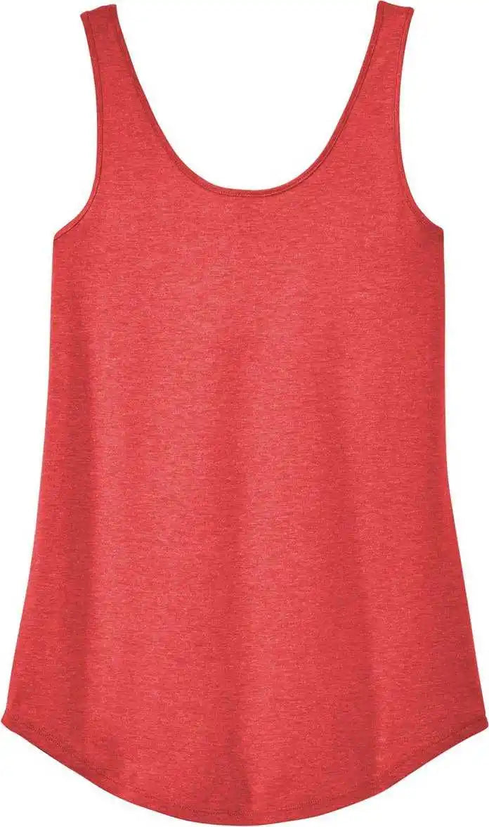 District Dt151 Women’s Perfect Tri Relaxed Tank Red Frost