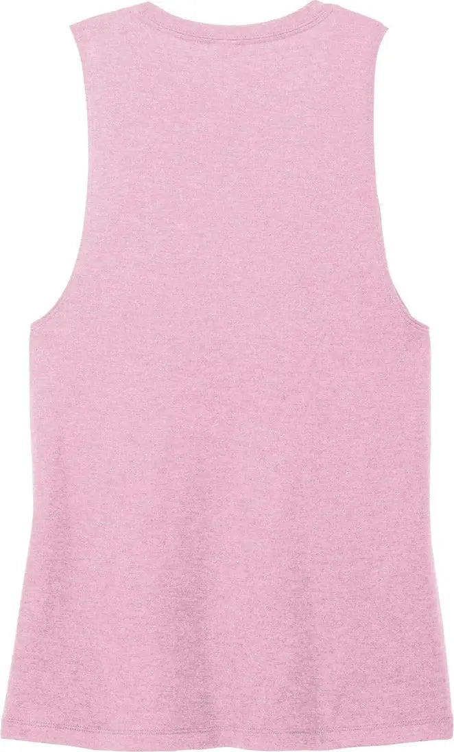 District Dt153 Women’s Perfect Tri Muscle Tank - Wisteria Heather