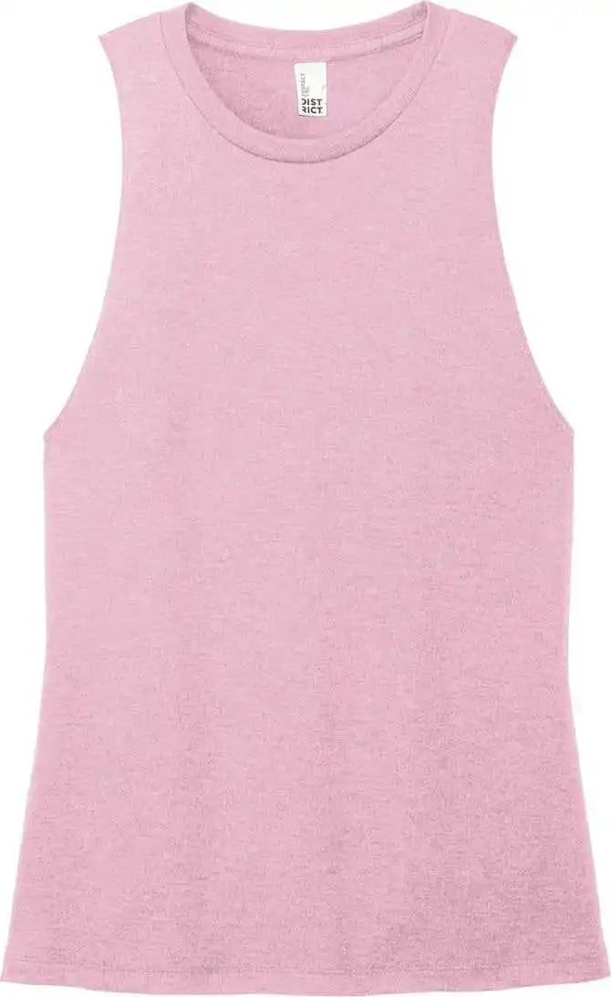 District Dt153 Women’s Perfect Tri Muscle Tank Wstriahthr