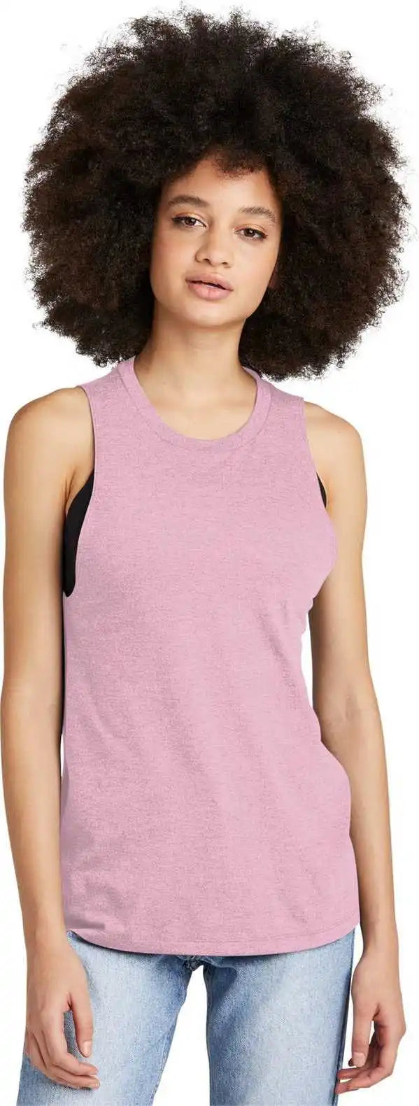 District Dt153 Women’s Perfect Tri Muscle Tank Wstriahthr