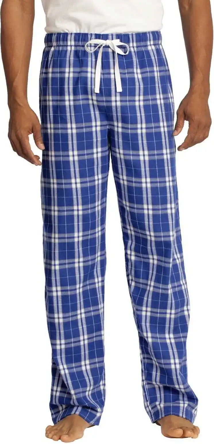 District Dt1800 Flannel Plaid Pant - Deep Royal
