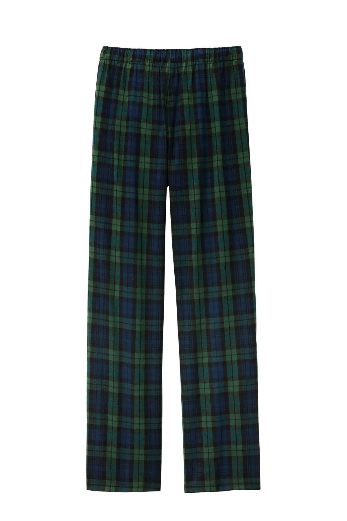 District Dt1800 Flannel Plaid Pant - Forest Green Team Navy Black Watch