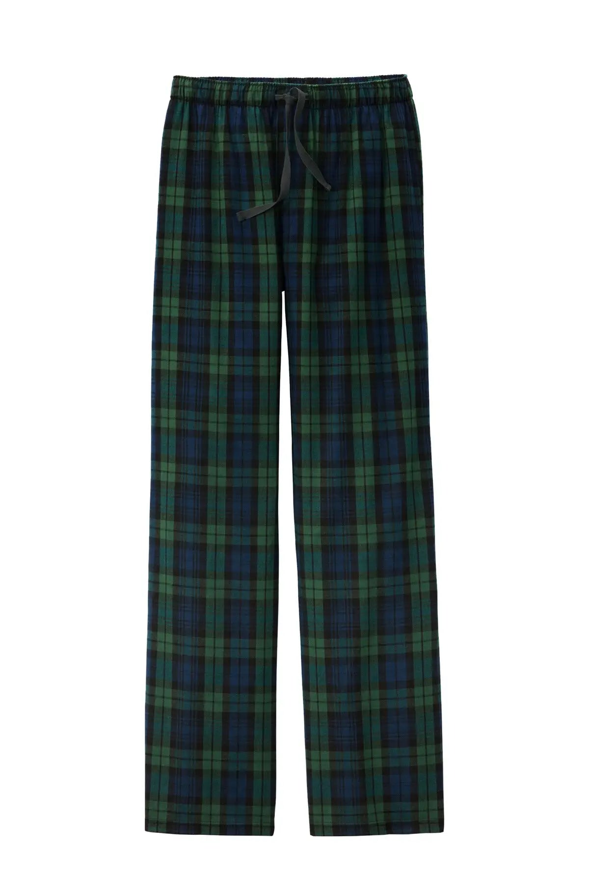 District Dt1800 Flannel Plaid Pant - Forest Green Team Navy Black Watch