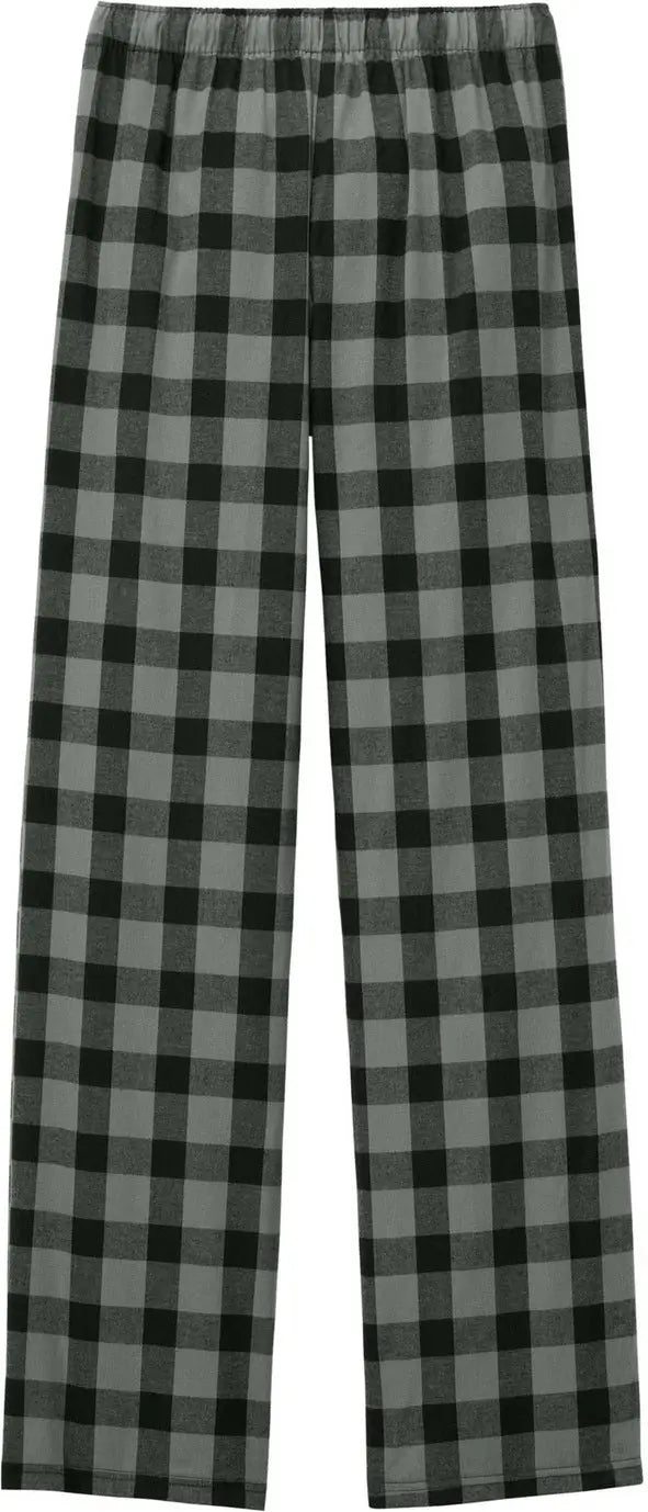 District Dt1800 Flannel Plaid Pant - Gray Black Buffalo Check