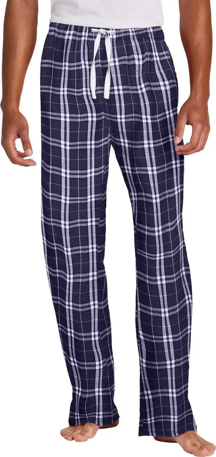 District Dt1800 Flannel Plaid Pant Purple