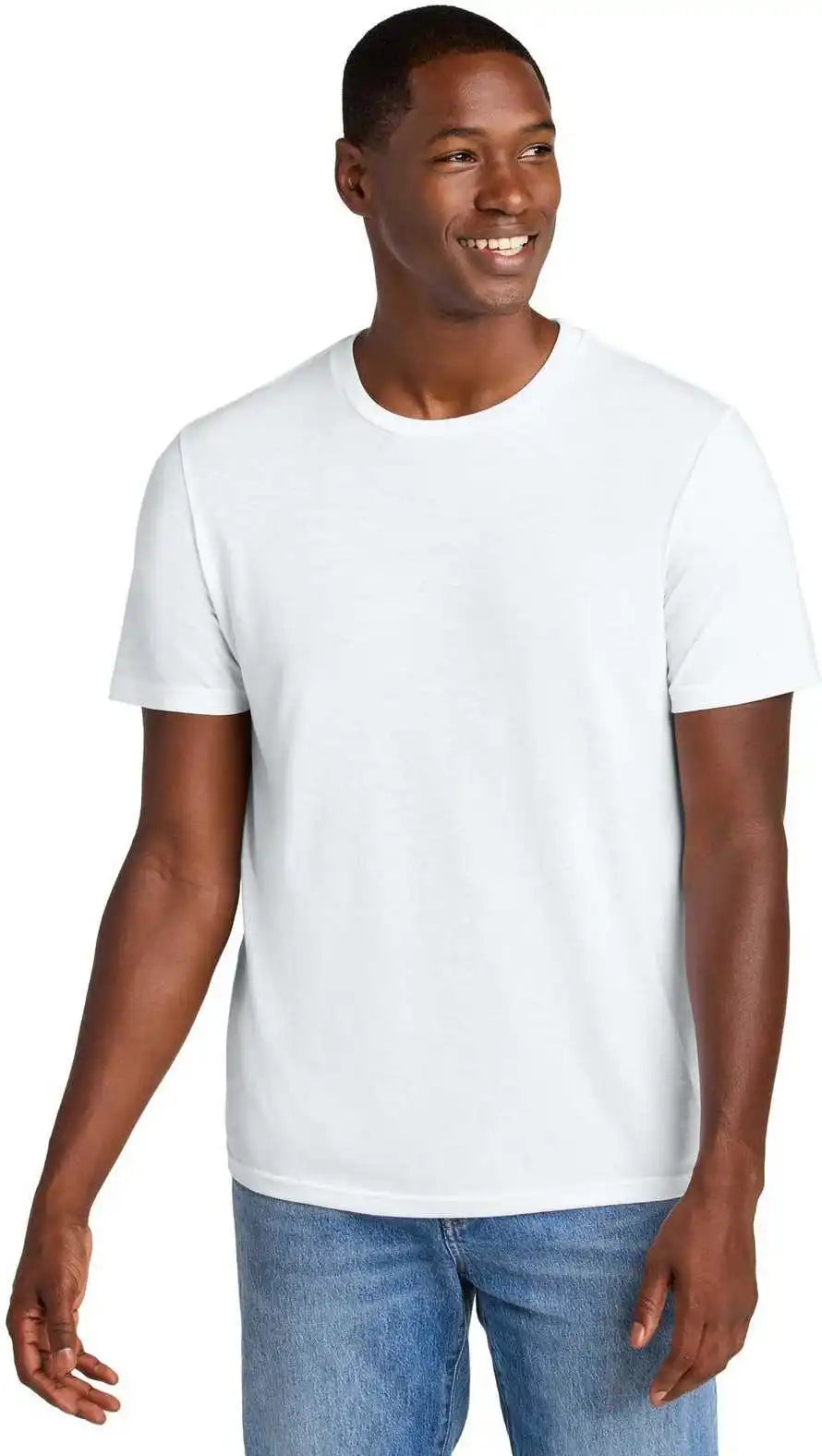 District Dt184 Perfect Weight Cvc Tee - Bright White