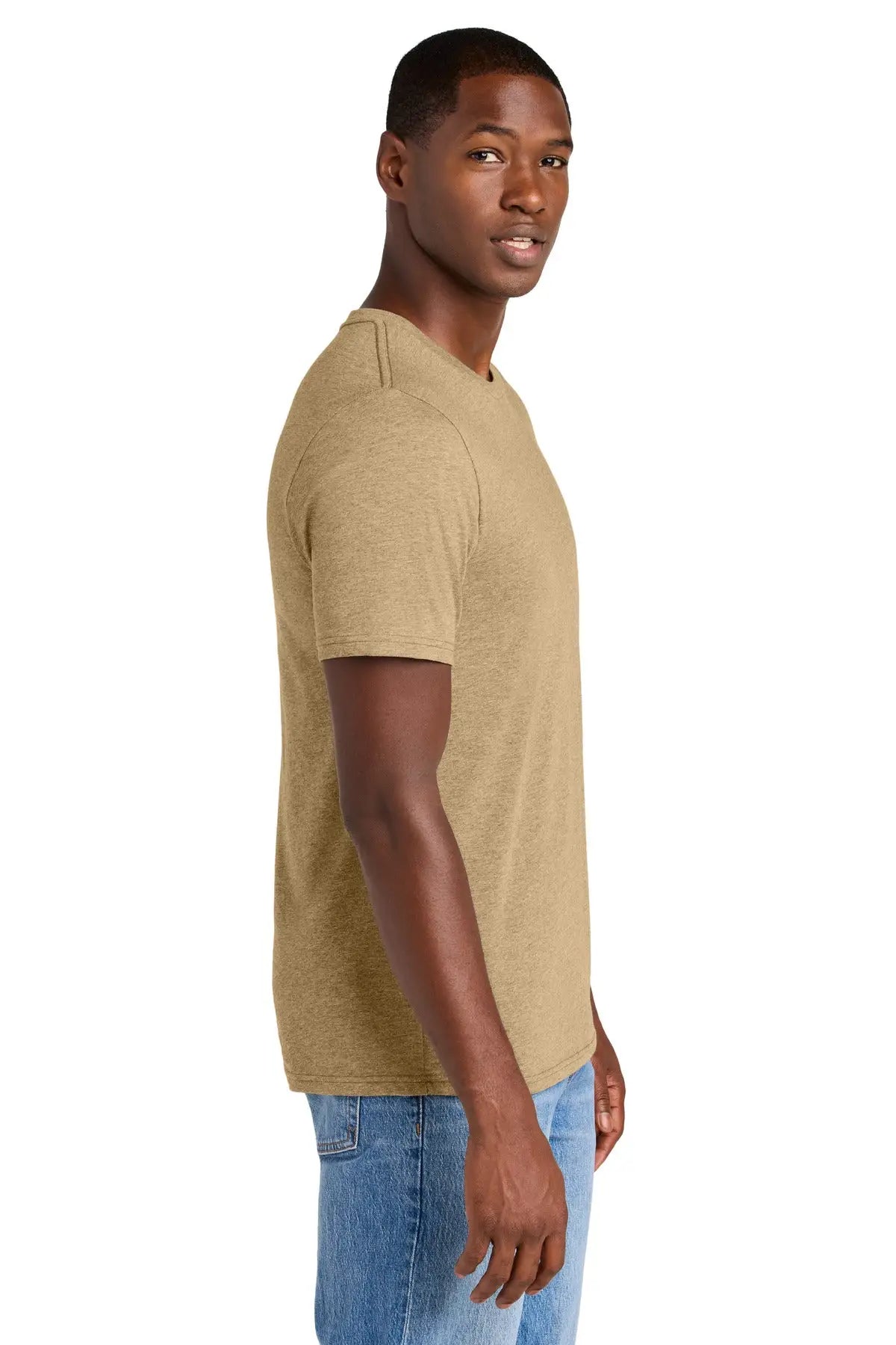 District Dt184 Perfect Weight Cvc Tee - Dune Heather