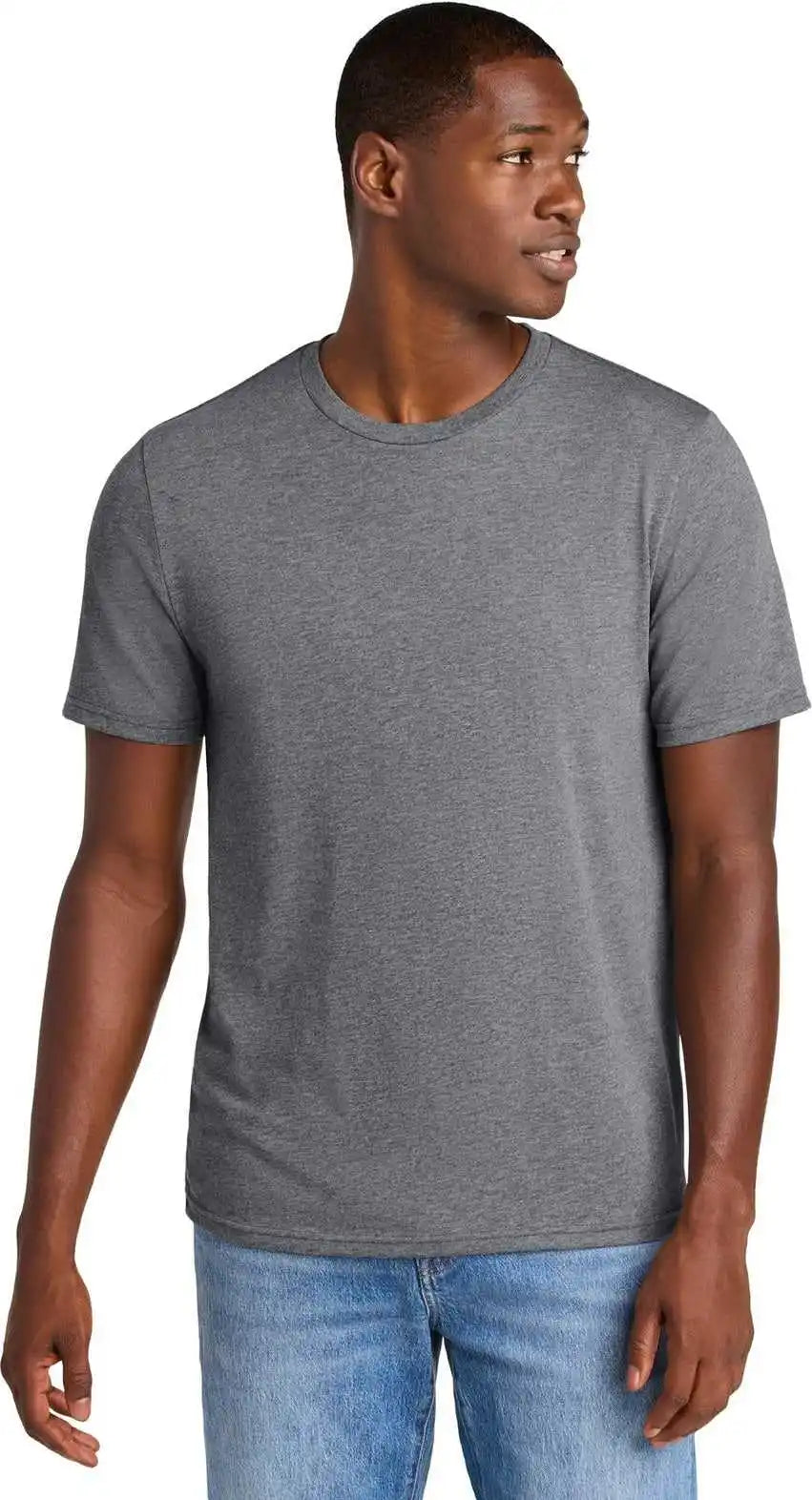 District Dt184 Perfect Weight Cvc Tee - Graphite Heather