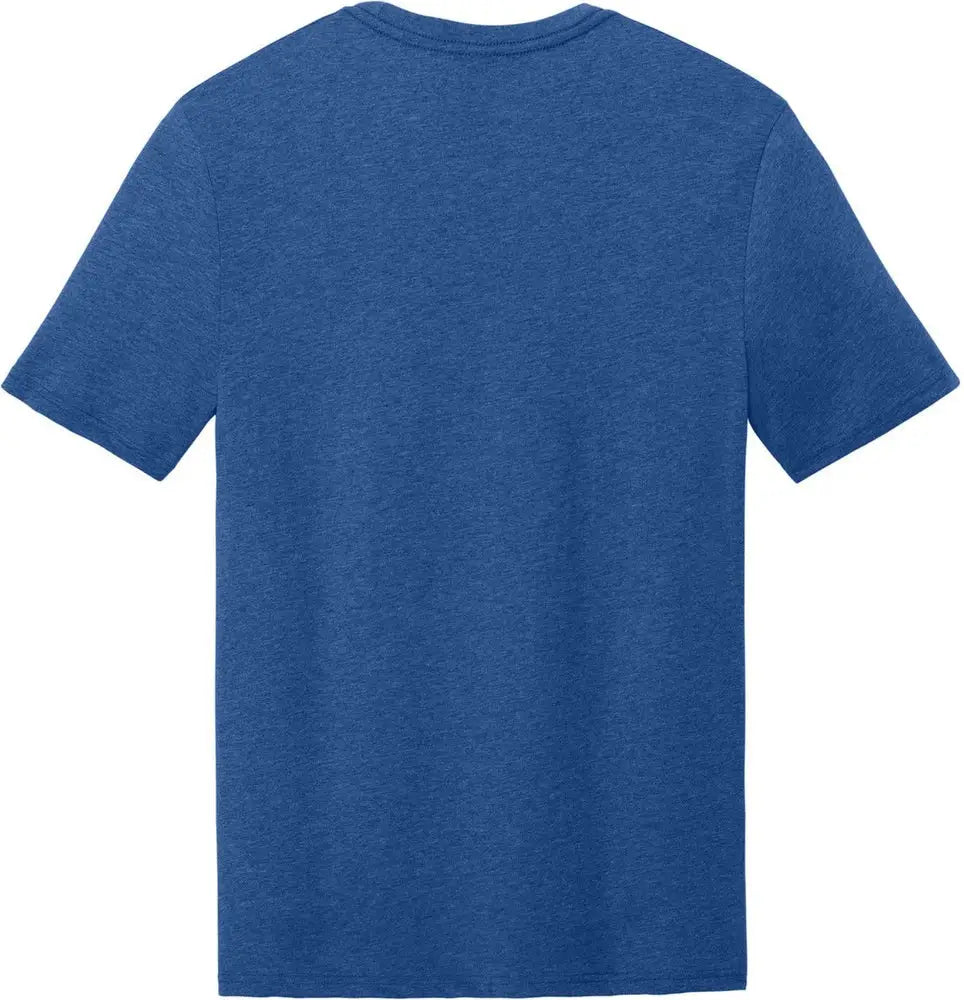 District Dt184 Perfect Weight Cvc Tee - Heathered Deep Royal