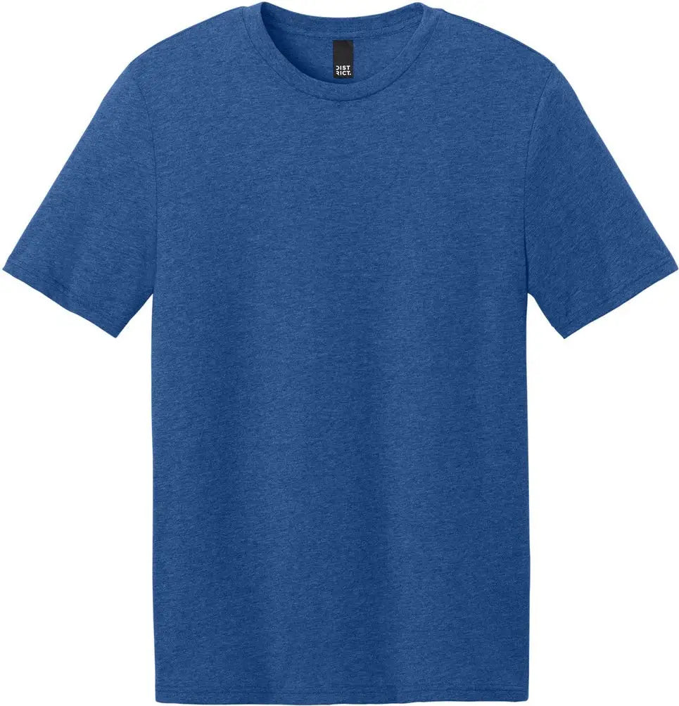 District Dt184 Perfect Weight Cvc Tee - Heathered Deep Royal