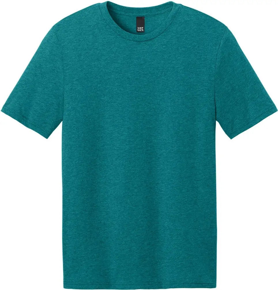 District Dt184 Perfect Weight Cvc Tee - Heathered Teal