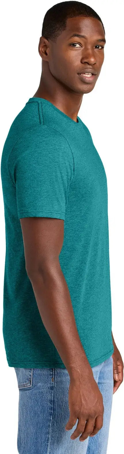 District Dt184 Perfect Weight Cvc Tee - Heathered Teal
