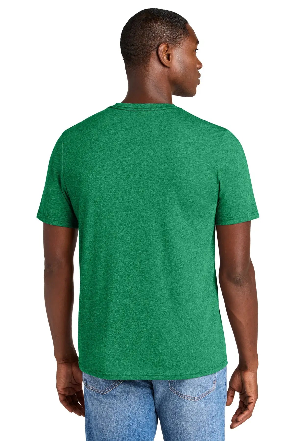 District Dt184 Perfect Weight Cvc Tee - Meadow Green Heather