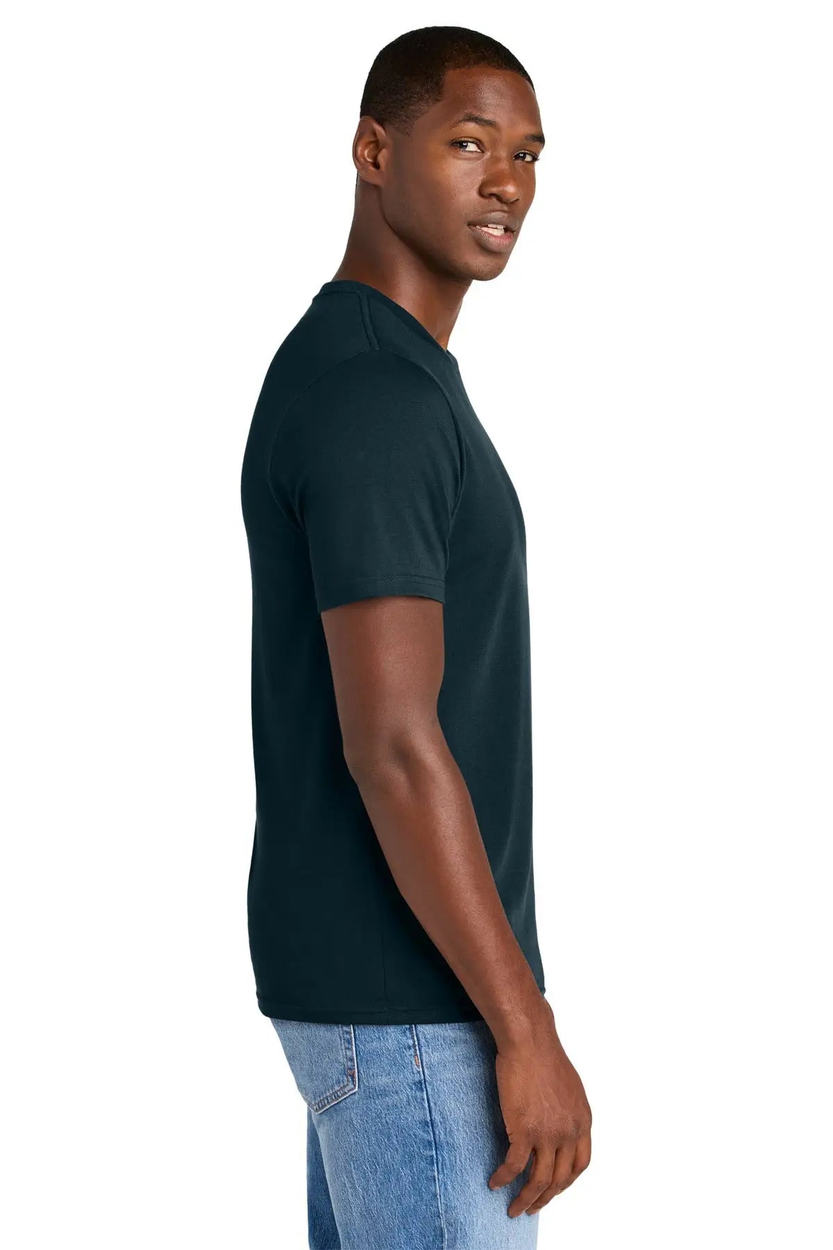 District Dt184 Perfect Weight Cvc Tee - Navy Blue