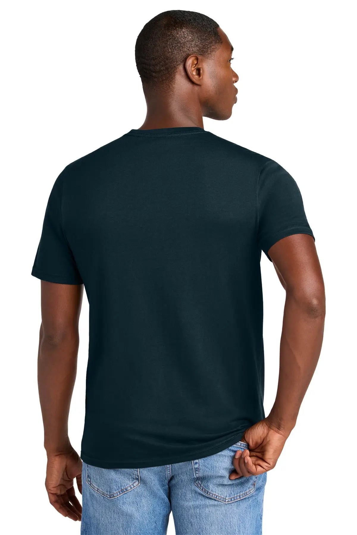 District Dt184 Perfect Weight Cvc Tee - Navy Blue