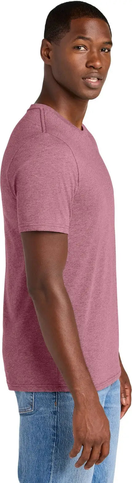 District Dt184 Perfect Weight Cvc Tee - Orchid Haze Heather