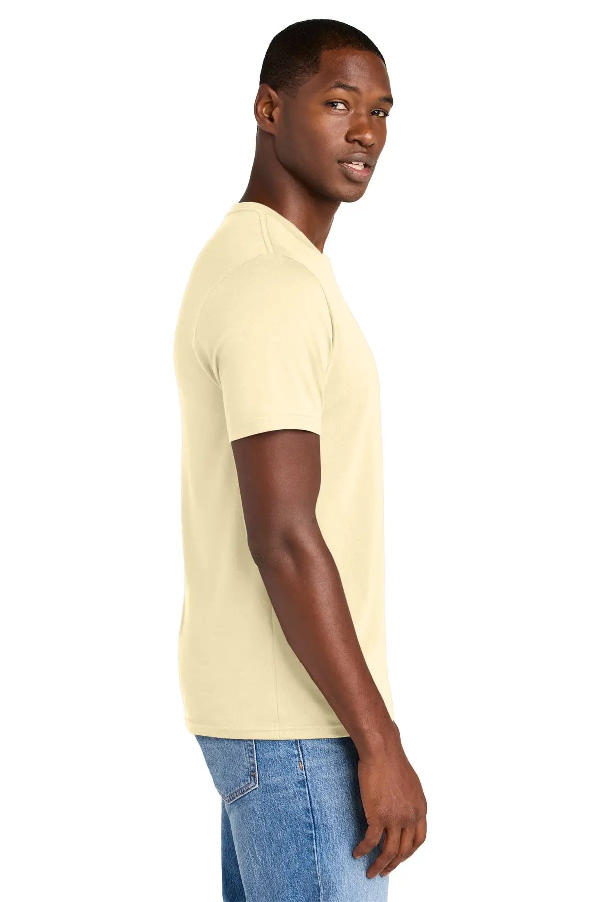 District Dt184 Perfect Weight Cvc Tee - Soft Yellow