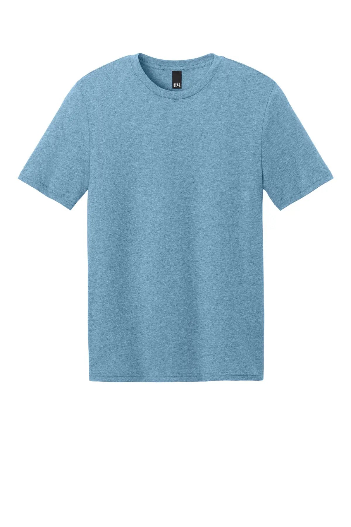 District Dt184 Perfect Weight Cvc Tee - Tundra Blue Heather