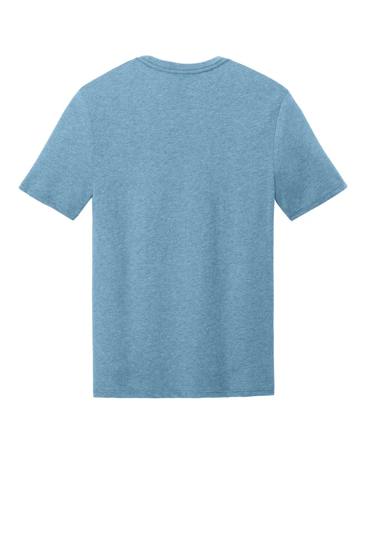 District Dt184 Perfect Weight Cvc Tee - Tundra Blue Heather - Adult Xs
