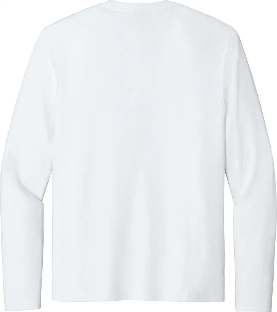 District Dt185 Perfect Weight Cvc Long Sleeve Tee - Bright White